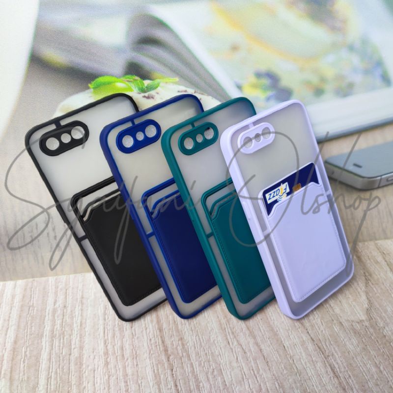 Card Case Realme C2 / RMX1941 / RMX1945 Card Slot Case + Camera Protection