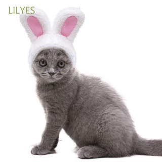 Lilyes หมวกคอสเพลย์รูปหูกระต่ายน่ารักสําหรับสัตว์เลี้ยงแมวสุนัข