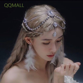 Qqmall ที่คาดศีรษะประดับคริสตัลสไตล์โบฮีเมียนหรูหราสําหรับผู้หญิง