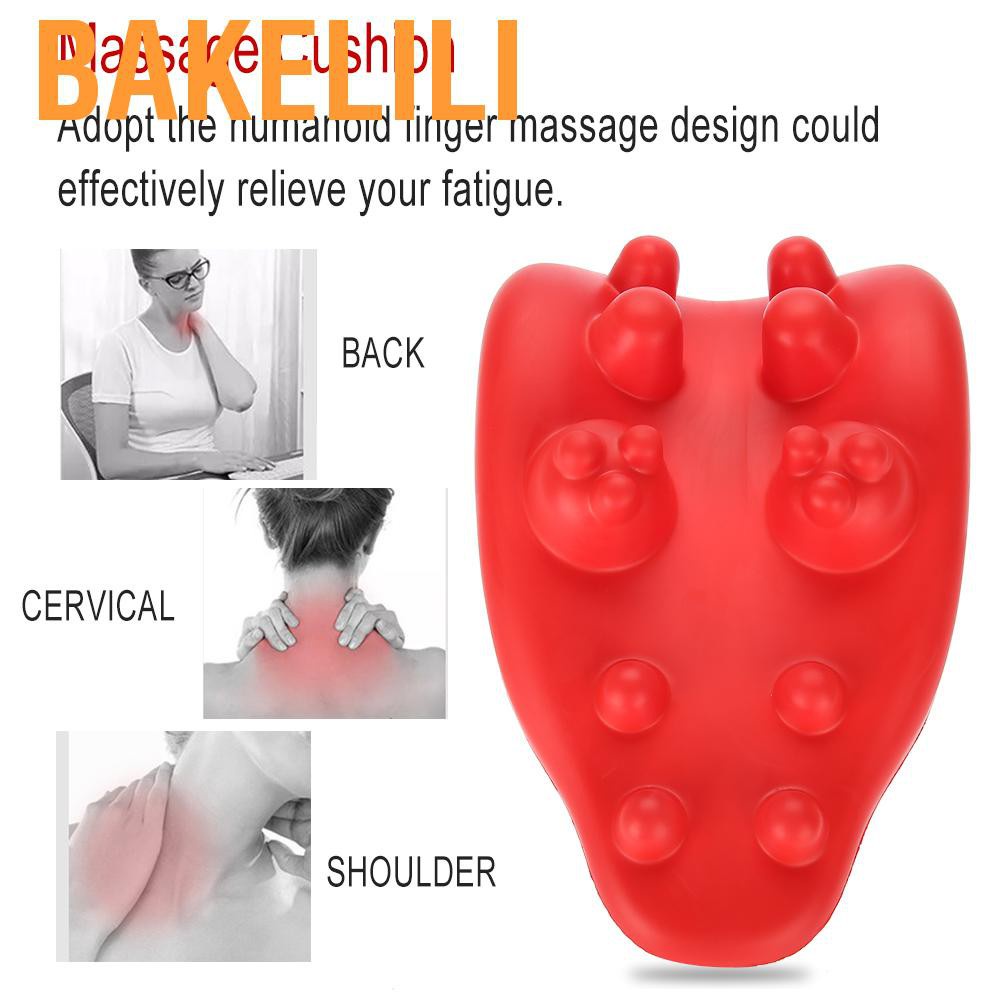 Bakelili Shiatsu Acupoint Shoulder Neck Massage Cushion Cervical Head ...