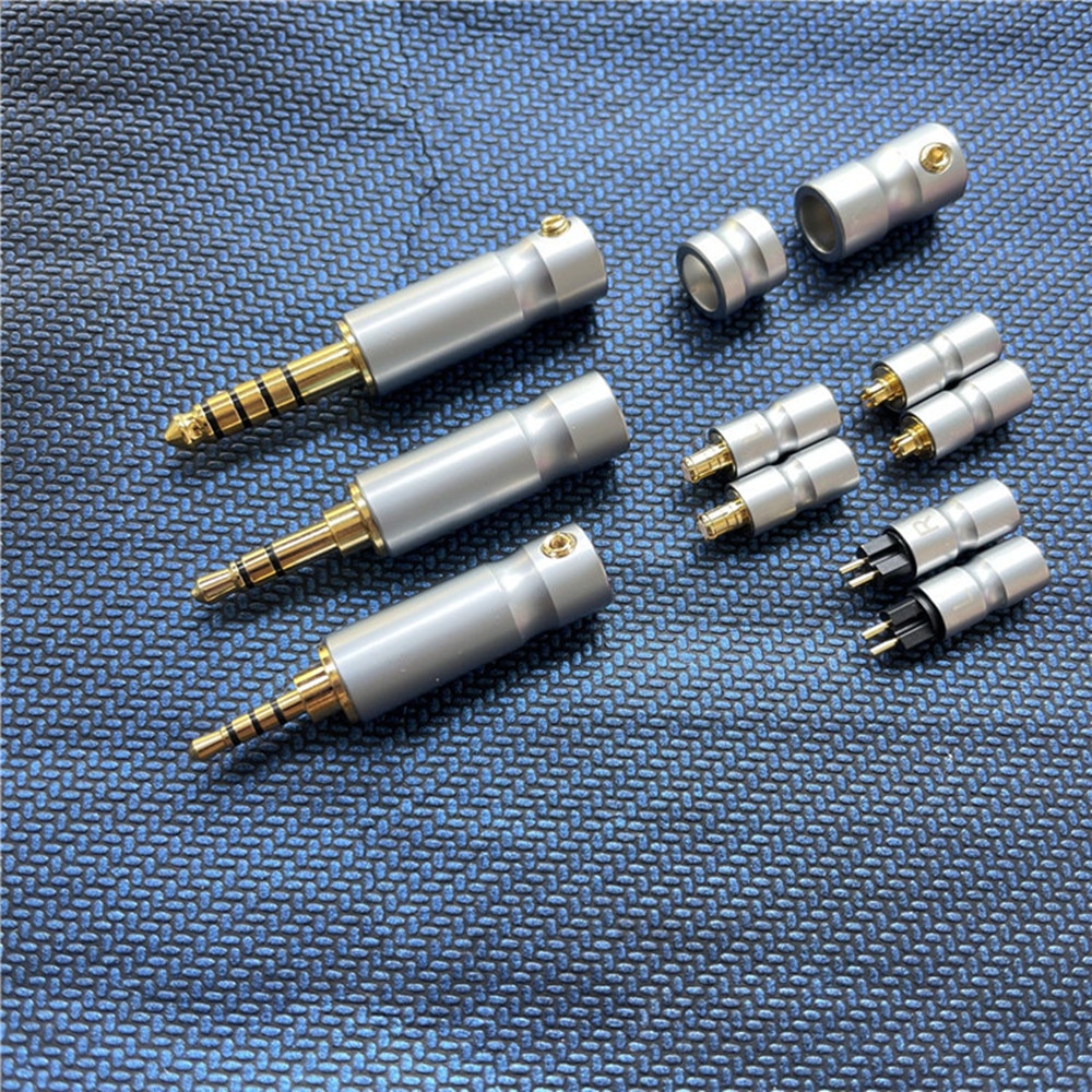หูฟังปลั ๊ กแจ ็ คเสียง Splitter Slider Connector 2Pin 0.78 มม.MMCX A2DC Diy หูฟังอุปกรณ ์ เสริม