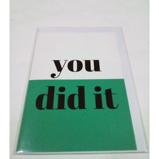 การ์ด you did it แบรนด์ STUDIO STATIONERY