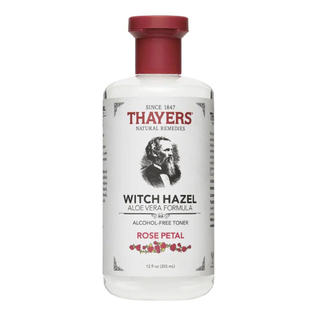 Thayers Rose Petal Witch Hazel Toner เธเยอรส์ โรสพิเทล วิช ฮาเซล (USA Imported) โทนเนอร์ กระชับรูขุมขน 355ml.