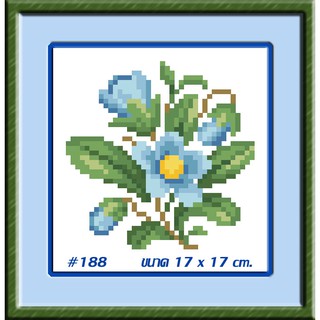 ไอแอมครอสติช iamcrossstitch DIY รหัสTmini-188 17x17 cm. ชุดอุปกรณ์งานฝีมือปักครอสติชครบชุด