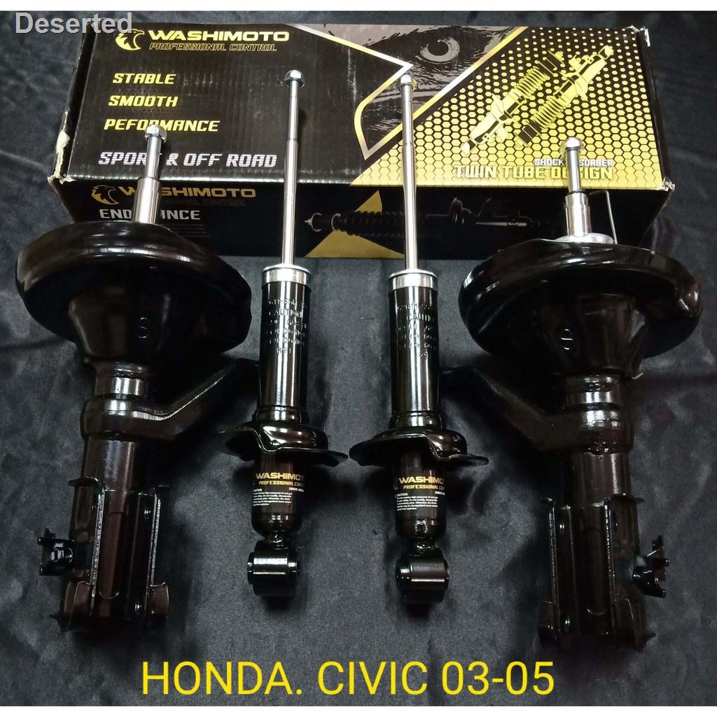 ∈☒Washimoto โช๊คอัพรถเก๋งรุ่น Honda Civic Dimension ปี 2003-2005ราคาต่ำสุด