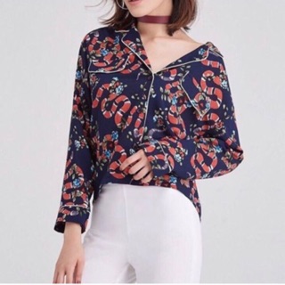 🌈Snake topshop🌈เชิ้ตสุดฮิตงานเนี๊ยบ