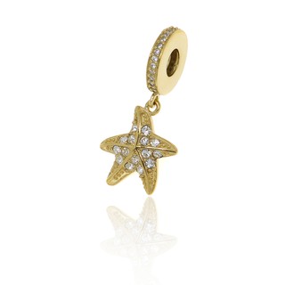 Aevari Golden Star Fish Charm Sterling Silver 925 Gold Plated ชาร์ม ชาร์มรูปปลาดาวสีทอง ชาร์มปลาดาว ชาร์มเงินแท้925