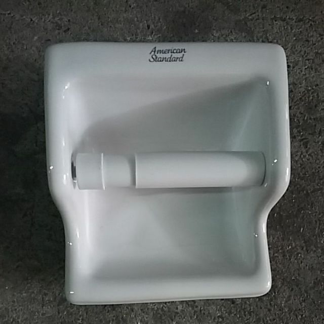 TF-9011-WT ที่ใส่กระดาษชำระ สีขาว งา ฟ้า