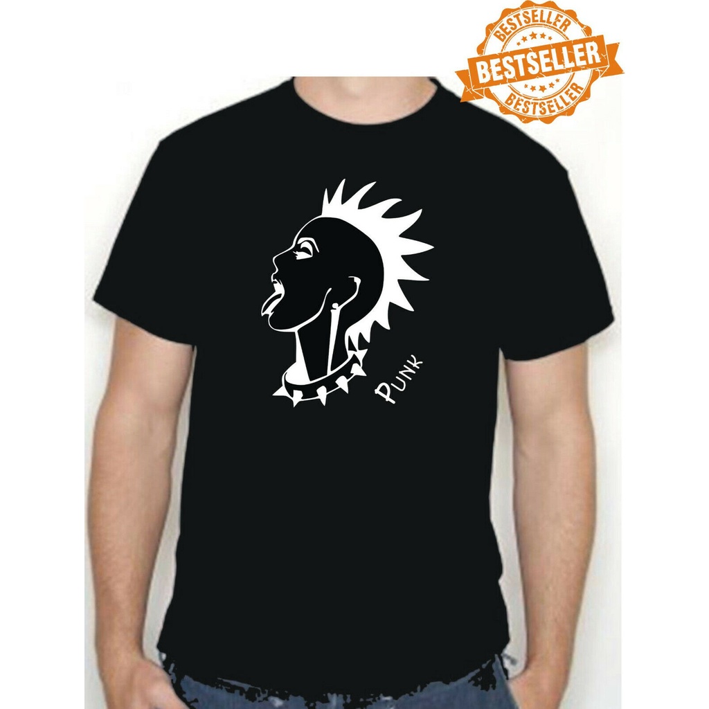 สวมใส่ยอดนิยม Punk Mohican เสื้อยืด Tee สกู๊ตเตอร์ Vespa Ska Dr Martins วันเกิด Top Tee คุณภาพสูง