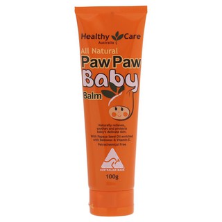 Healthy Care All Natural Paw Paw Baby Balm 100g