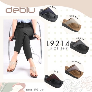 L9214 รองเท้าแตะ หญิง แบบสวม แบบหนีบ deblu เดอบลู นุ่มนิ่ม เพื่อสุขภาพ น้ำหนักเบา ของแท้ 100% 🇹🇭ประเทศไทย🇹🇭Thailand🇹🇭