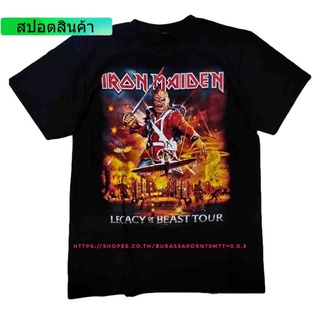 ♧เสื้อวง Iron Maiden rock Tshirt เสื้อวงร็อค Iron Maiden