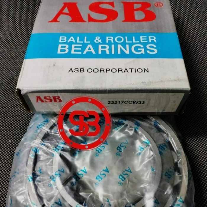 SPHERICAL ROLLER BEARING 22217 CCW33 ASB GUARANTEEED ORIGINAL (85x150x36)