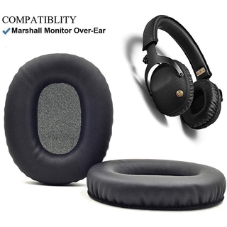 แผ่นครอบหูฟังสํารองเปลี่ยนสําหรับ Marshall Monitor Over - Ear Stereo 1 คู่