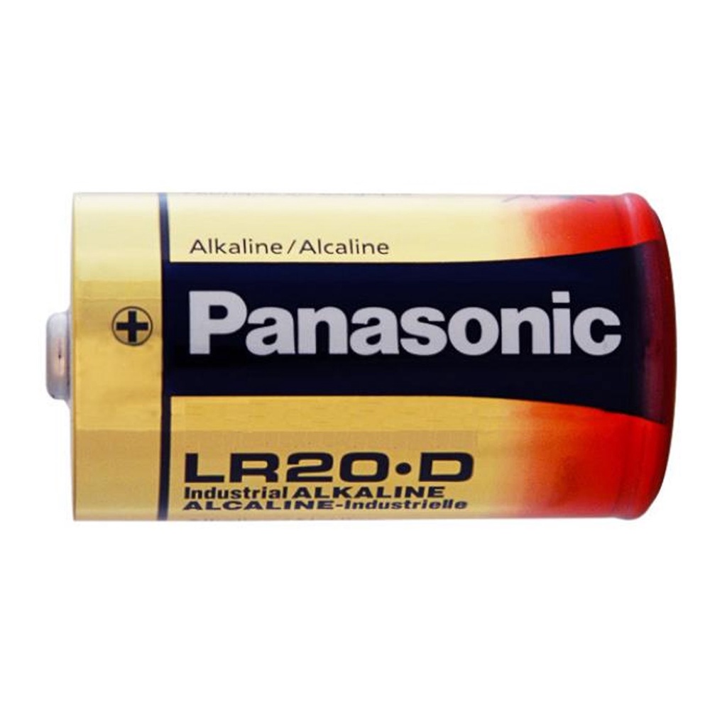 แท้ 100% Size D LR20T/2B (แพ็ค 2 ก้อน) Panasonic Alkaline Battery ถ่านอัลคาไลน์