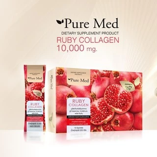 [ กล่องใหญ่ 15 ซอง ] RUBY KITO COLLAGEN รูบี้ คอลลาเจน สารสกัดจากสาหร่ายแดง บำรุงผิว ข้อ เล็บ ผม