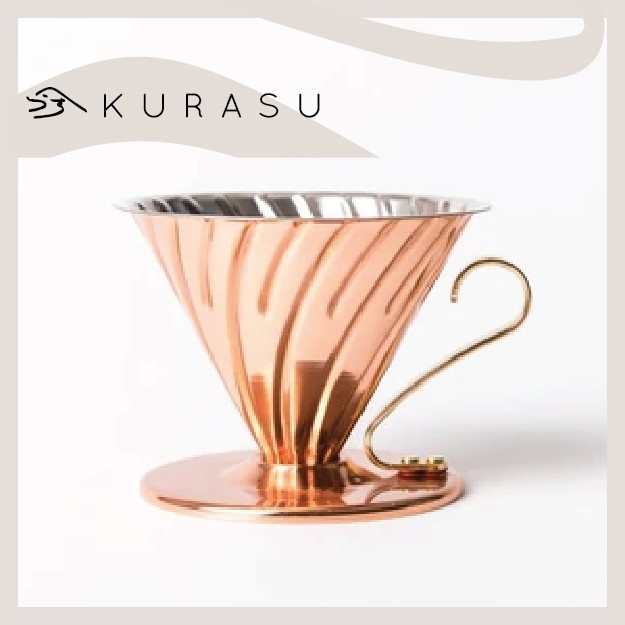 [KURASU] - Hario V60 Copper Dripper 02 size