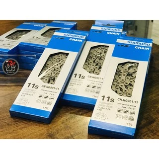 (ของแท้บริษัท) โซ่จักรยาน SHIMANO DURA-ACE / XTR 11speed CN-HG901-11 116 links พร้อมข้อต่อปลดเร็ว
