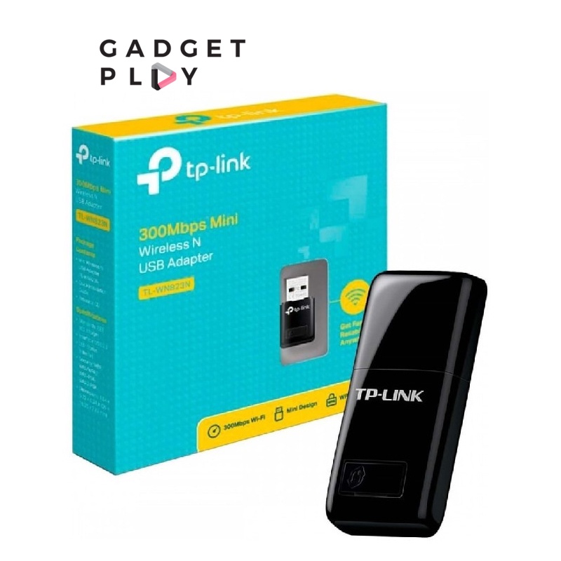 [กรุงเทพฯ ด่วน 1 ชั่วโมง] อุปกรณ์รับไวไฟ ราคาถูกๆ TP-LINK (TL-WN823N) N300 Wireless USB Adapter ประก