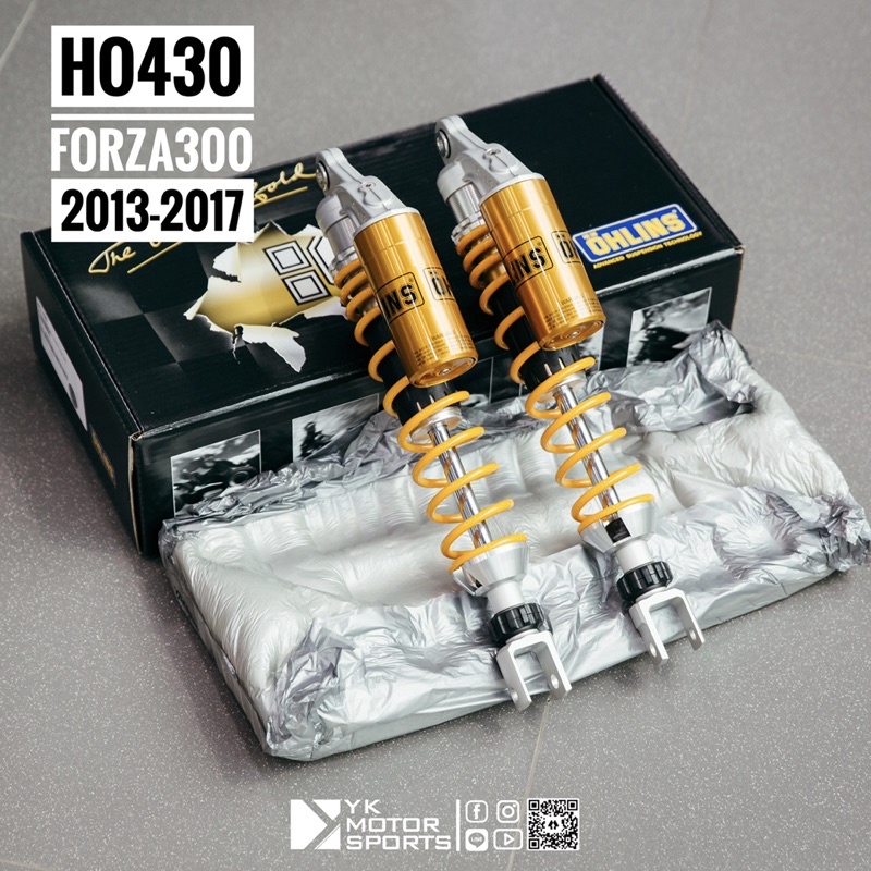 โช๊คอัพ Ohlins รุ่นForza300ปี2013-2017 (HO430) ความสูง400mm *ส่งฟรี*