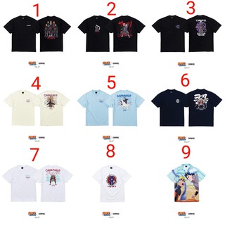 เสื้อยืดผ้าฝ้ายพรีเมี่ยม เสื้อยืดพิมพ์ลายแฟชั่นเสื้อยืด CARNIVAL X NARUTO NARUTO T-SHIRT Size S-5XL ของแท้ ของใหม่ Drop2