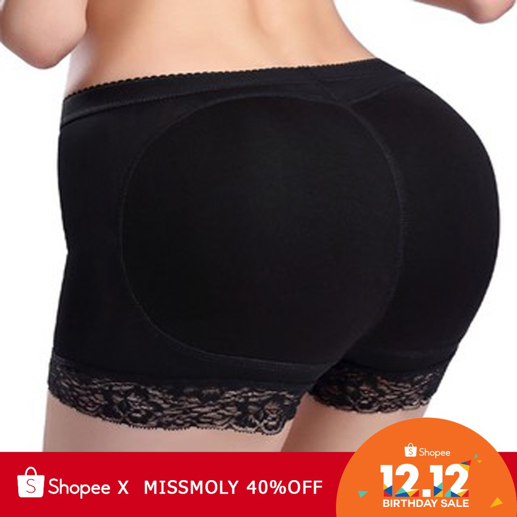 【S-3XL 】HOT Butt Enhancer Body Shaper เบาะกางเกง Boyshorts เอวเทรนเนอร ์ ชุดชั ้ นใน FCB