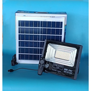 JMF Solar Light ไฟโซล่าเซล ไฟสปอร์ตไลท์ 60W 80W มี 3 แสง ไล่ยุงได้ ไฟกันน้ำกลางแจ้งไฟ ledโซล่าเซลล์