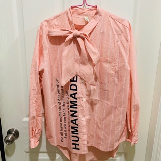 เสื้อเชิตแขนยาวมีโบว์