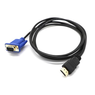 1.8M 6FT High Definition HDMI-Compatible To VGA Cable Male to Video For HDTV Video Cable