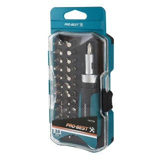 ชุดไขควงถอดสลับหัว PROBEST W021182 38 ชิ้น/ชุด PROBEST SCREWDRIVER SET