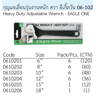 กุญแจเลื่อน HEAVY DUTY  ตรา Eagle one