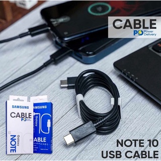 Smsng NOTE 10 สายเคเบิลข้อมูล USB C เป็น Type-C GALAXY NOTE 20 สายเคเบิล USB C เป็น C ของแท้