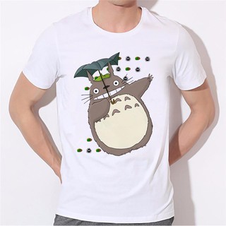 มาใหม่ เสื้อยืด พิมพ์ลายกราฟฟิค Totoro Digimon แฟชั่นสําหรับผู้ชาย