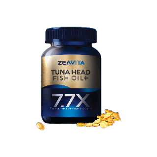 [ราคาสุดคุ้ม] ZEAVITA Fish Oil+ DHA ซีวิต้า ทูน่าเฮด ฟิชออยล์ พลัส ดีเอชเอ แถมในกล่อง (60เม็ดx1กล่อง)