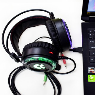 L3 OKER LAVA SONIC HEADPHOE+MIC มีไฟ