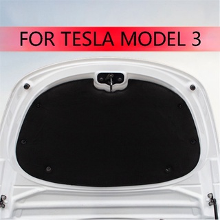 For Tesla Model 3/Y Front Engine Hood Noise Reduction Mat Soundproof Cotton Pad Deadening Protective Cover 2018-2022