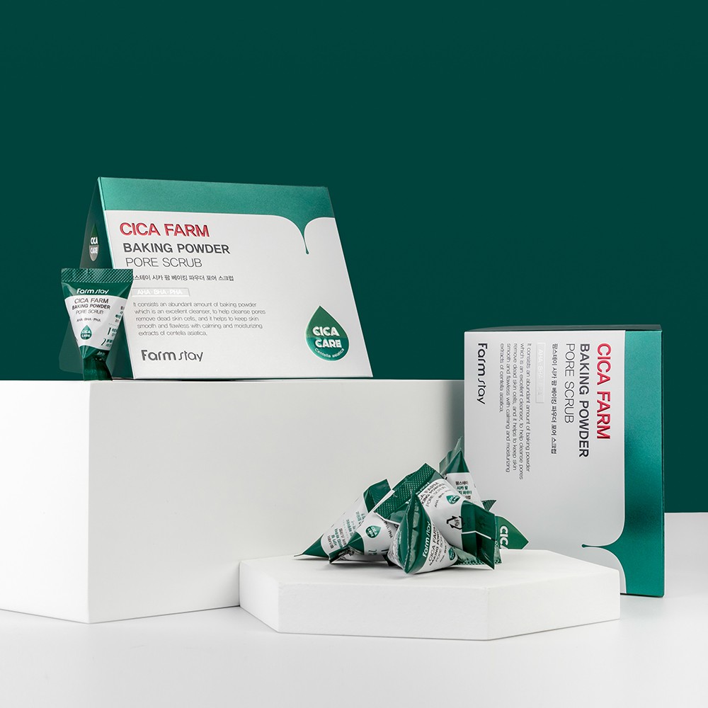 FarmStay - Cica Farm Baking Powder Pore Scrub สครับผิวลดการเกิดสิว ...