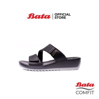 Bata บาจา รองเท้าเพื่อสุขภาพ นิ่มและเบา พื้นหนา สูง 1 นิ้ว สำหรับผู้หญิง รุ่น Sunny สีดำ 6616785