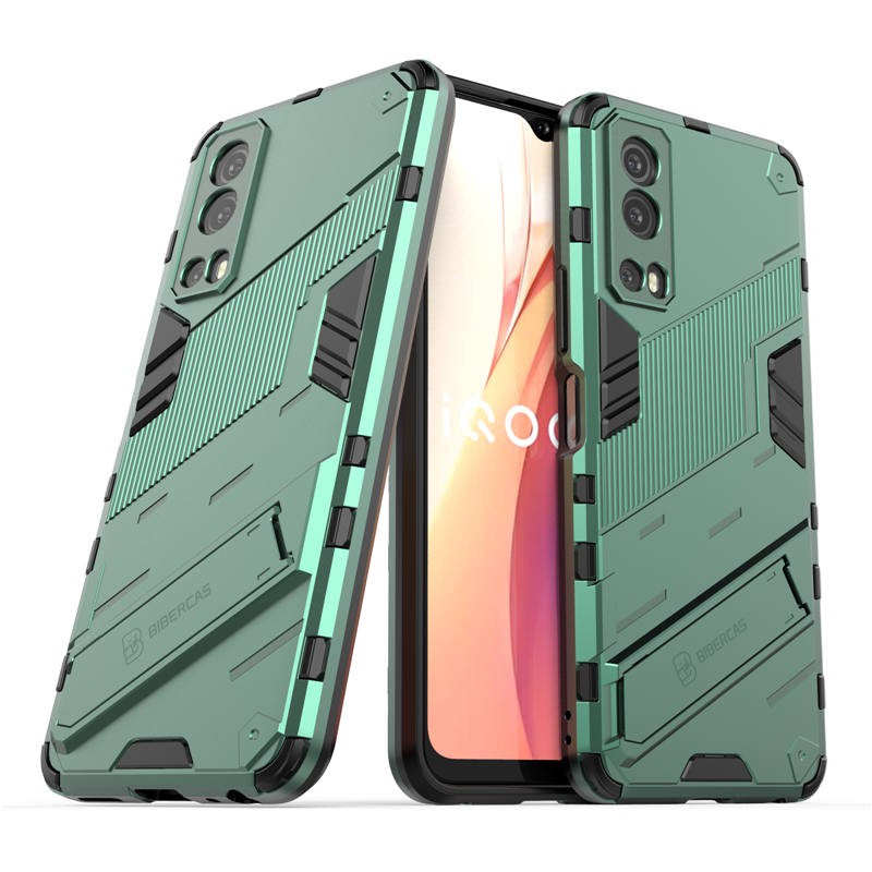 เคส Vivo Y72 5G ฮาร์ดเคสกันกระแทกเคสโทรศัพท์ Hybrid Armor Shockproof Hard Case Vivo Y72 5G VivoY72 C