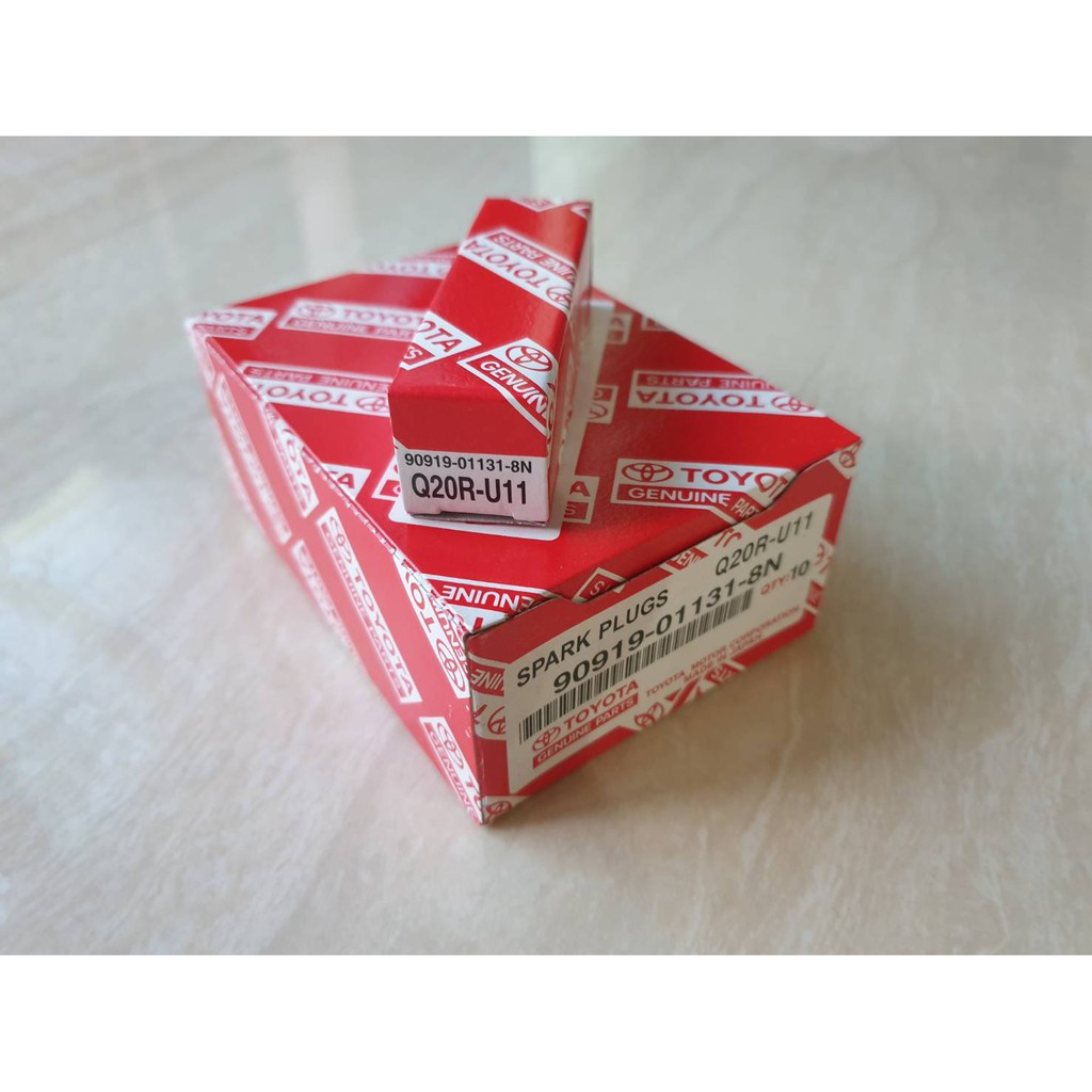 หัวเทียน Q20RU11 AE100,AE110,SOLUNA,VIOS,ยาริส,ALTIS 1600,18001JZ,2JZ แท้ๆเบิกห้าง ราคาตัวละ 65บาท