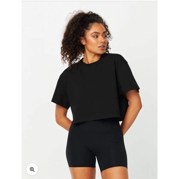 CARE LORiE เสื้อครอป Basic Crop Oversize แบรนด์ Miken