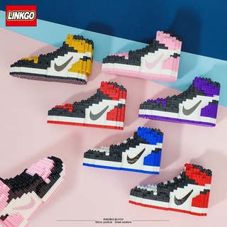 เลโก้รองเท้า Sneakers เลโก้รองเท้า สนีกเกอร์ ผ้าใบ โมเดลรองเท้า ไนกี้ ตัวต่อสะสม Lego nanoblock รองเท้าสะสม 👟