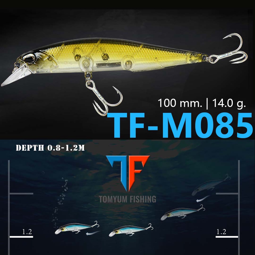 เหยื่อ เหมือน DUO Jerkbait 100sp Action ดีราคาเบา 10.0 cm.14.0 g. ไม่มีกล่อง