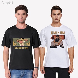 ✥┋เสื้อยืดแฟชั่น Unisex Half-sleeve for Men EMINEM พิมพ์ลายแขนสั้นคอกลม Cotton top tee