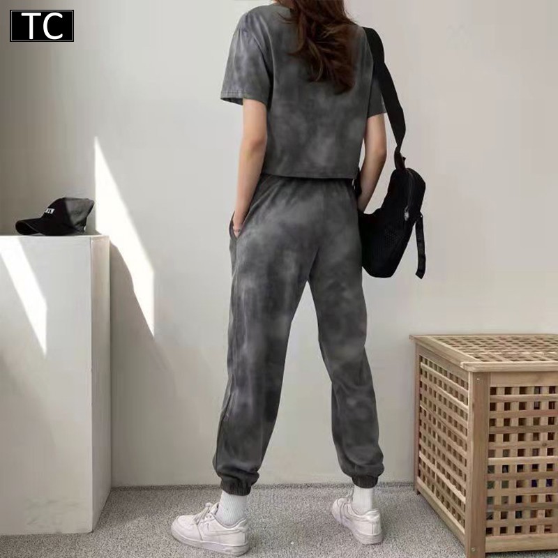 TC ชุดเซต 2 ชิ้น แฟชั่นผู้หญิงสไตล์เกาหลี คอกลม ใส่ได้หลายโอกาส เนื้อผ้าดีใส่สบาย ระบายอากาศดี รุ่น2773 - รูปที่ 2