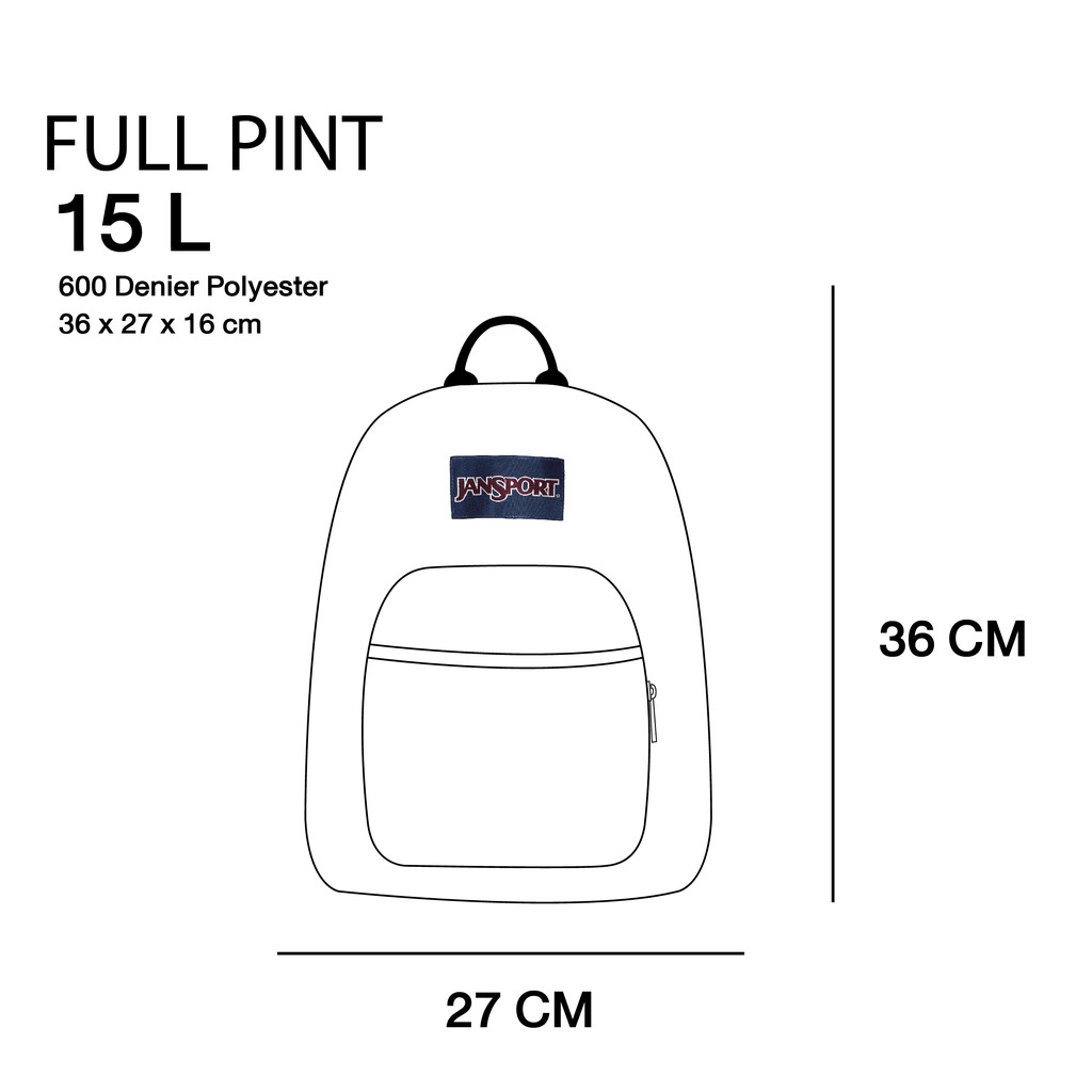 JanSport รุ่น FULL PINT มี 3 สีให้เลือก กระเป๋า เป้ สะพาย JanSport