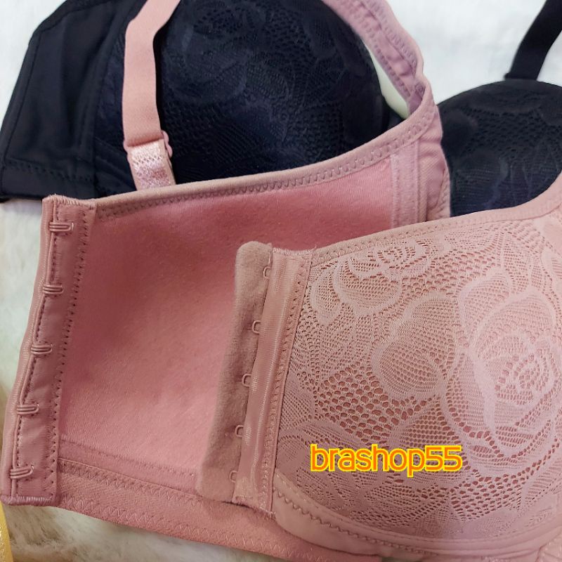 เสื้อในไซส์ใหญ่ เสื้อในไร้โครงทรงสปอต ตะขอหน้า sisterhood 1061โอบทรงด้านข้างเก็บเนื้อด้านหลัง ใส่ง่ายคัพC.ไซร์ 36-42 - รูปที่ 3