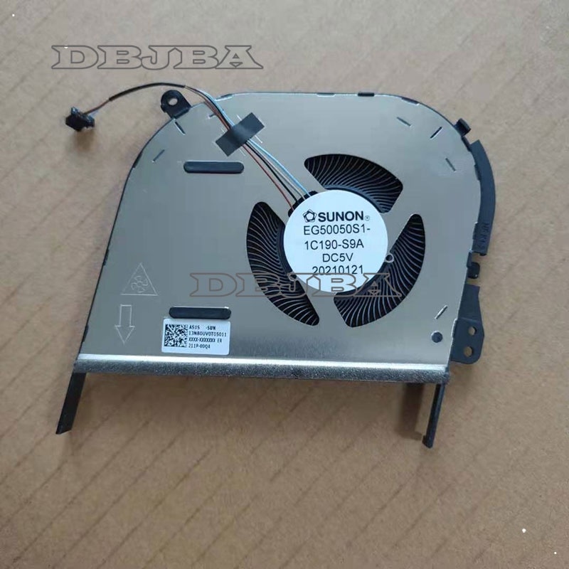 พัดลมระบายความร้อนแล็ปท็อปสําหรับ EG50050S1-1C190-S9A DC5V 13NB0UV0T0511