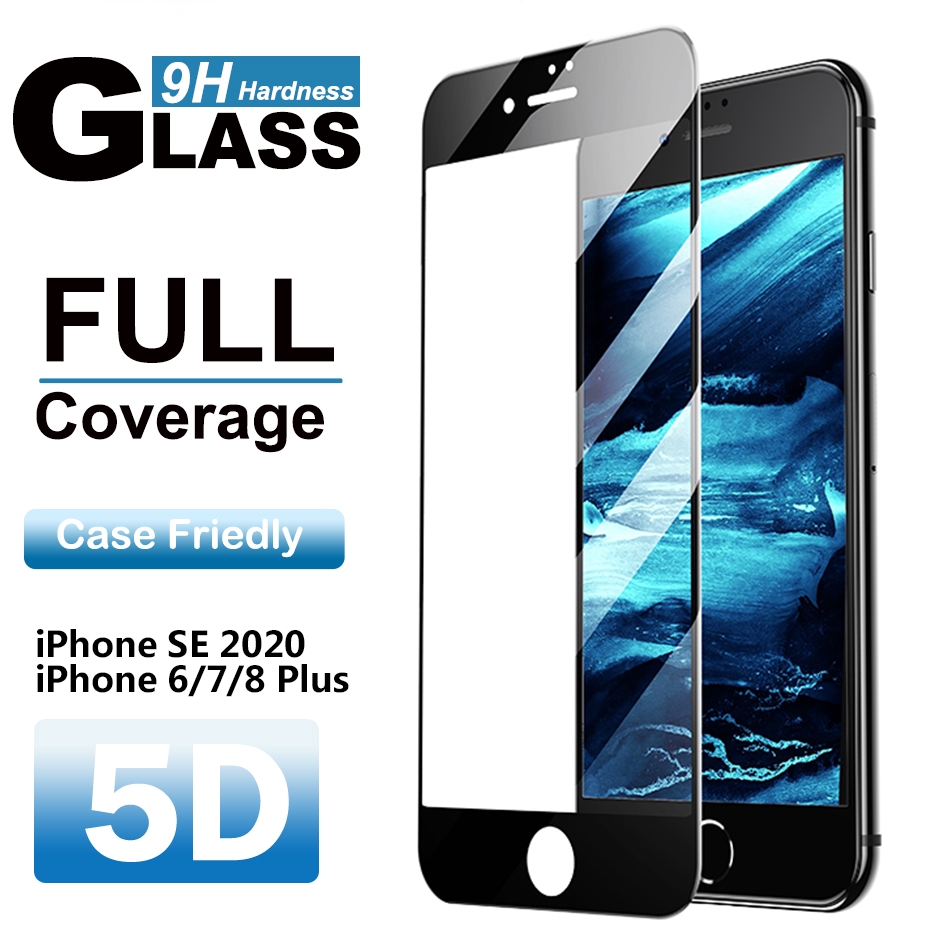 ตัวป้องกันหน้าจอสําหรับ iPhone 16E SE 2022 SE2 SE3 11 XR XS กระจกนิรภัยแบบเต็มครอบคลุม