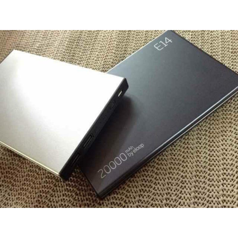 แบตเตอรี่สำรอง แบรนด์ Eloop E14 รับประกันแท้ ความจุ 20000mAh